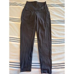 Aerie Offline Real Me 7/8 High Rise Leggings Brown Medium Activewear Yoga Pants